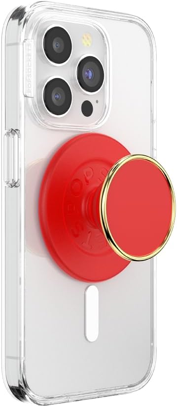 PopSockets Phone Grip with Expanding Kickstand, Adhesive Grip - Black