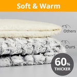24x18 Ultra Soft Non-Slip Heated Cat Mat Thermal Blanket for Indoor Outdoor Pets Self Warming Bed