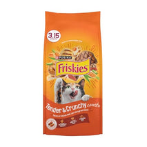 Purina Friskies Tender and Crunch'd With Flavors of Chicken, Beef, Carrots and Green Beans - (Pack of 4) 3.15 lb. Bags