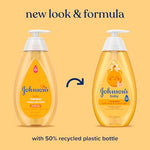 johnson's baby shampoo with aloe vera & vitamin b5, tear free, newborn essentials, 20.3 fl oz