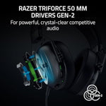 razer blackshark v3 x hyperspeed wireless gaming headset for pc with 50mm drivers and cardioid mic