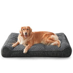 joejoy orthopedic dog bed large size grey 42x30 inches extra thick supportive couch bed for big dogs
