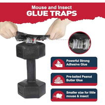 Glue Mouse Traps Indoor for Home -12 Pack Sticky MouseTraps Indoor for Safe Home Pest Control. Pre-Scented, Non-Toxic Glue Boards for Mice, Mouse & & Insects. Easy to Use