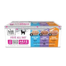 I and Love and You cat food variety pack with 3 oz portions, 12 count, grain-free and filler-free