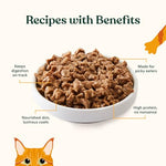 Nacho Made with Wild-Caught Chicken & Herring Recipe Wet Cat Food, 3-oz cans, Grain-Free, Bone Broth, 6-case pack