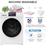 Kitinjoy Cotton 8 Pack Terry Kitchen Dish Cloths, 12 x 12 Inches Super Soft and Absorbent Dish Rags, Quick Drying Dish Towels for Washing Dishes, Mixed Color