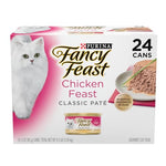 fancy feast chicken feast classic pate collection grain free wet cat food multi-pack