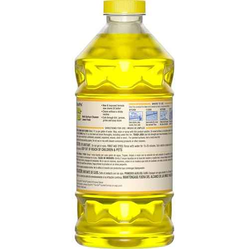 CloroxPro Pine-Sol Multi-Surface Cleaner, All Purpose Cleaner, Lemon Fresh, 40 Fluid Ounces (Package May Vary)