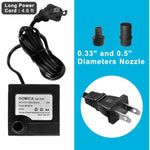 90 GPH Mini Submersible Pump, Small Fountain Pump (5W 350L/H) for water feature, Aquariums, Fish Tank, Tabletop Fountain, Pet Fountain, Indoor or Outdoor Pond Fountain