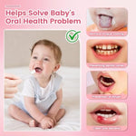 Baby VUXHUAR Tongue Cleaner, 48-Count, Soft Disposable Oral Care Gauze Swabs for 0-36 Months Newborns