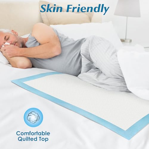 36" x 36" Disposable Underpads, 50 Count, Super Absorbency for Babies, Pets & Adults - Leakproof & Quick Drying