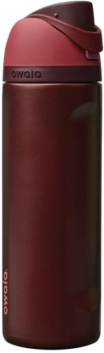 Insulated stainless steel water bottle with straw for travel and outdoor use
