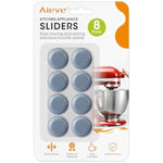aieve 8 Pcs Appliance Sliders Small Self Adhesive Casters for Countertop