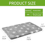 empsign dog crate pad reversible kennel mat, machine washable, cozy star pattern sleeping pad for small medium large dogs