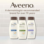 aveeno daily moisturizing body wash for sensitive skin + prebiotic oat, gentle on dry skin, 2 fl. oz travel size