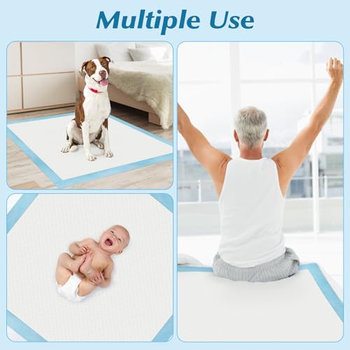 36" x 36" Disposable Underpads, 50 Count, Super Absorbency for Babies, Pets & Adults - Leakproof & Quick Drying