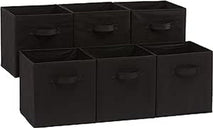 Amazon Basics Collapsible Fabric Storage Bins Organizer Set