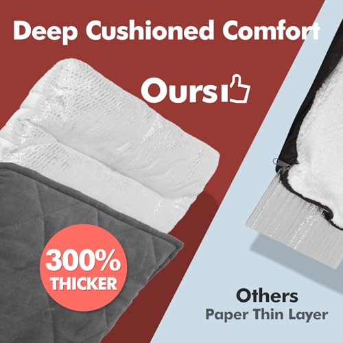 Mora Pets self-heating cat bed, 24 x 18 inches, ultra warm mat for outdoor indoor cats and small dogs