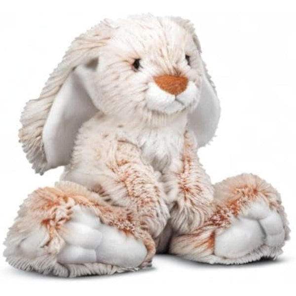 Melissa & Doug Burrow Bunny Stuffed Animal Plushie with Big Feet, Floppy Ears & Fluffy Tail, Adorable Pretend Play Toddler Toys for Girls & Boys 3+