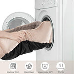 JOEJOY rectangle dog bed for medium large small dogs - soft breathable orthopedic sofa bed with anti-slip bottom, beige