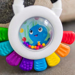 Baby Einstein Outstanding Opus octopus sensory teether rattle multi-use toy, BPA free, chillable, 3 months up, multicolored
