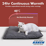 Mora Pets self-heating cat bed, 24 x 18 inches, ultra warm mat for outdoor indoor cats and small dogs