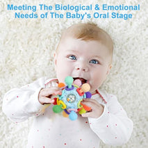 Baby Montessori Sensory Toys for 0-6 6-12 Months, Baby Teether Teething Toys for Babies 0 3 6 9 12 18 Months, Newborn Infant Learning Developmental Toys Gifts for 1 2 Year Old Boys Girls