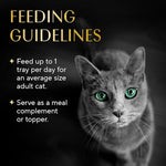 sheba selections filets in broth, 1.3 oz cups, 24 count, adult cat food wet recipe meal complement