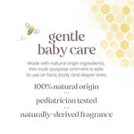 burt's bees 100% natural origin multipurpose healing ointment 7.5 ounce tub for face and body baby care