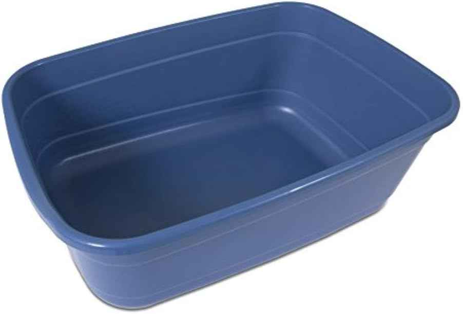 Petmate Litter Pan, Blue/Gray, Small, Made in USA