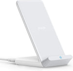 Anker 313 Wireless Charger (Stand), Qi-Certified for iPhone 17/17/17 Pro/17 Pro Max/15/14/13, 10W Fast-Charging Galaxy S23 S22 S21(No AC Adapter) - Rayz Mart