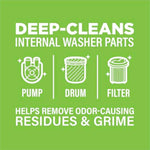 Affresh Washing Machine Cleaner, Helps Power Away Odor Causing Bacteria & Grime Deep Inside Pump, Valve & Hoses, 6 Time Release Tablets, 6 Month Supply