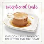fancy feast gravy lovers chicken feast pate in 3 oz cans for adult cats (pack of 24)