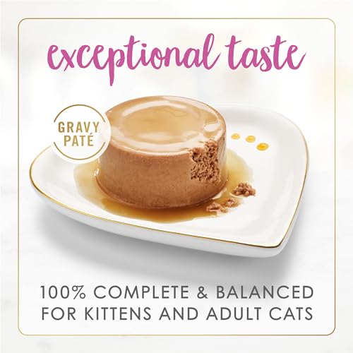 fancy feast gravy lovers chicken feast pate in 3 oz cans for adult cats (pack of 24)
