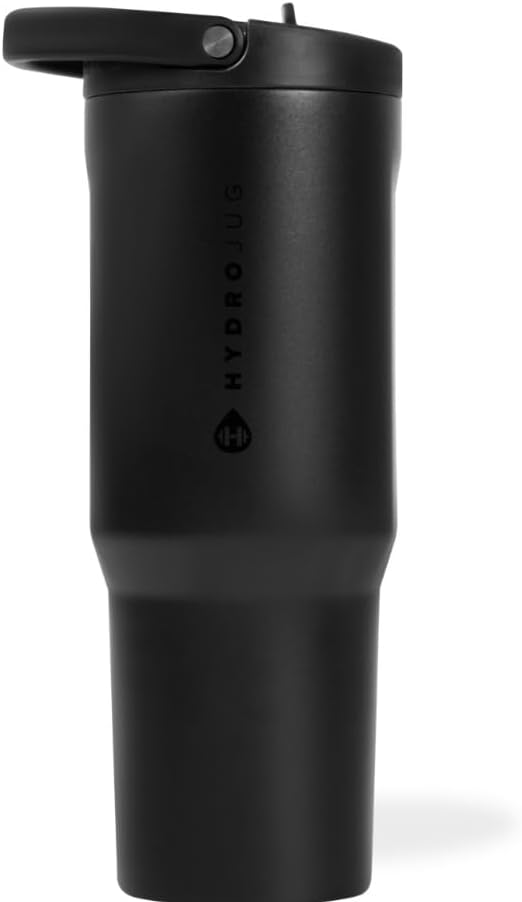 Stainless Steel Tumbler with Straw, Vacuum Insulated, 32oz Leakproof Water Bottle