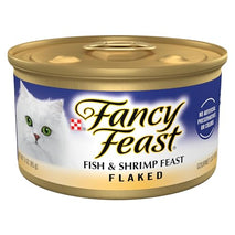 purina fancy feast wet cat food flaked fish and shrimp 3 oz cans pack of 24