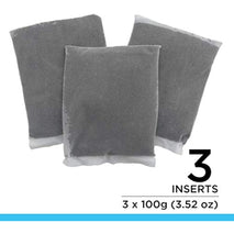 Fluval premium bituminous carbon filter media for aquariums, 3-count 100-gram nylon bags, pack of 1