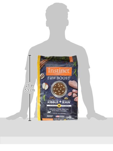 Instinct Raw Boost, Natural Dry Cat Food with Freeze Dried Pieces, High Protein, Grain Free Recipe - Real Chicken, 10 lb. Bag