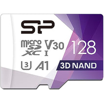 Silicon Power 128GB U3 SDXC Micro SD Card for Cams, DJI Pocket, and Drones with High Speed 100MB/s