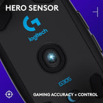 Logitech G305 Lightspeed Wireless Gaming Mouse, Hero Sensor, 12,000 DPI, Lightweight, 6 Buttons, 250h Battery, PC, Mac - Black