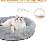 Heated cat bed for indoor cats, 20' electric heated pet bed with adjustable temperature and timer