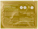 10 pairs collagen crystal eye mask, 10 pcs collagen crystal lip mask, anti-aging, gold, set