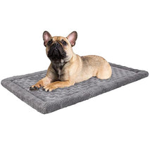 dog-crate-pad-30x19-inch-gray-memory-foam-small-medium-dog-bed-mat-grey-washable