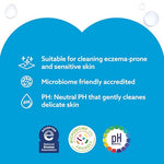 WaterWipes Sensitive+ Bathing Wipes, 3-In-1 Cleans, Cares, Protects, Unscented, Hypoallergenic, 99.9% Water, 16 Count, 1 Pack