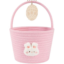 oiahomy-pink-easter-basket-with-handle-personalized-bunny-baskets-for-kids-and-gifts