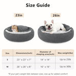siwa mary small dog bed with attached blanket 23 inch washable anti-slip bottom calmer