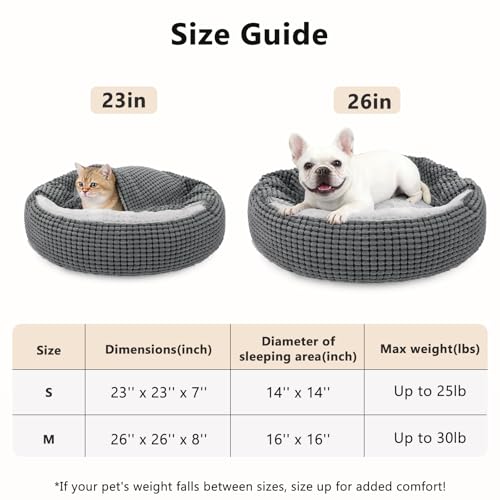 siwa mary small dog bed with attached blanket 23 inch washable anti-slip bottom calmer