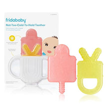 Frida Baby 4-in-1 Silicone Teether for Babies and Infants, BPA-free, 0-18 Months, Not-Too-Cold-to-Hold