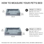 Wnpethome large dog beds, orthopedic sofa-style beds with water-resistant lining & non-slip bottom for comfortable pet sleeping