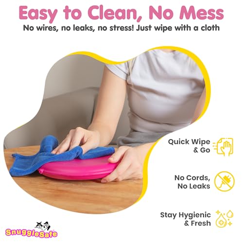 SnuggleSafe Original Microwave Heat Pad for Pets - Chew Proof, Water Resistant, Up to 10 Hours Warmth for Small Animals